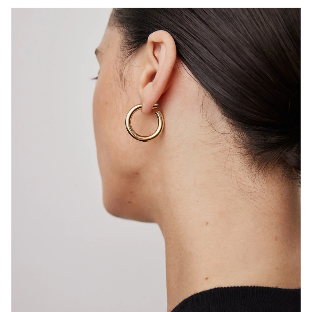 Jennifer Fisher Lily Huggies 14kt Plated